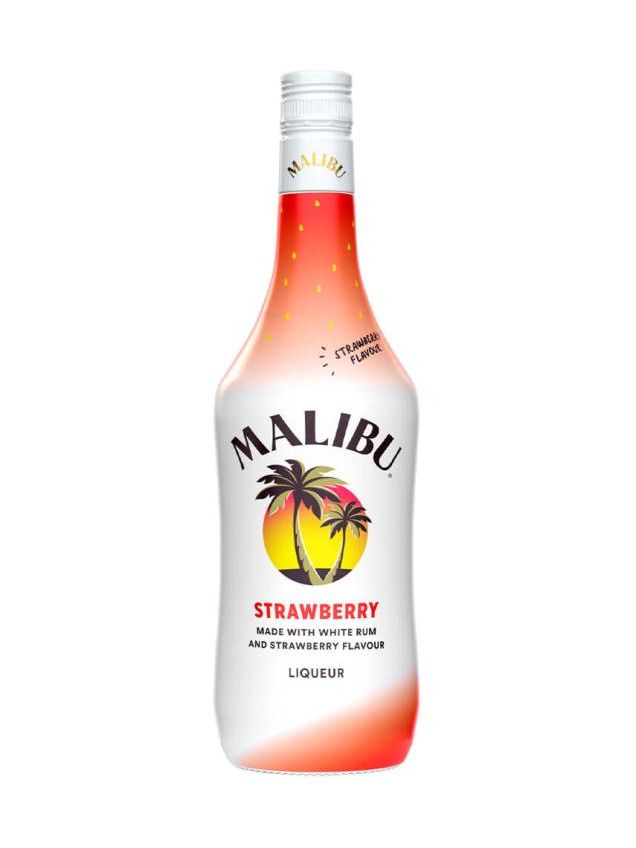 Malibu Jahoda 18% 0,7 l