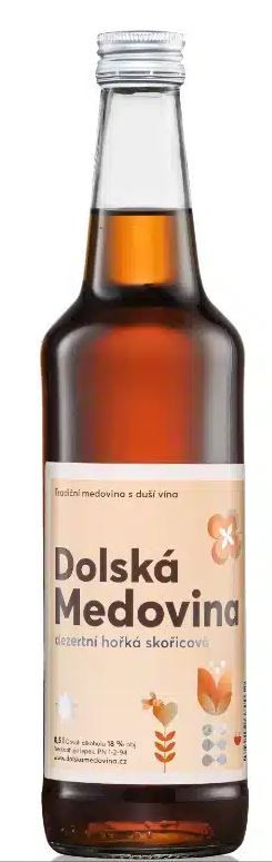 Dolská medovina hořká skořicová 0,5 l 18%