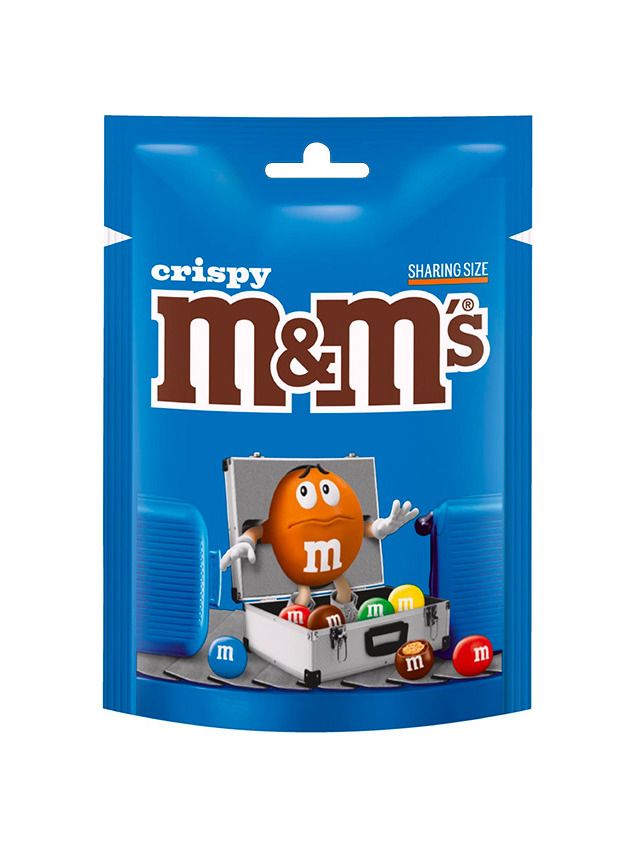 M&M´s Crispy Pouch 187g