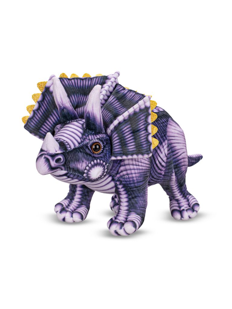 Triceratops plyšový 35cm stojící 0m+
