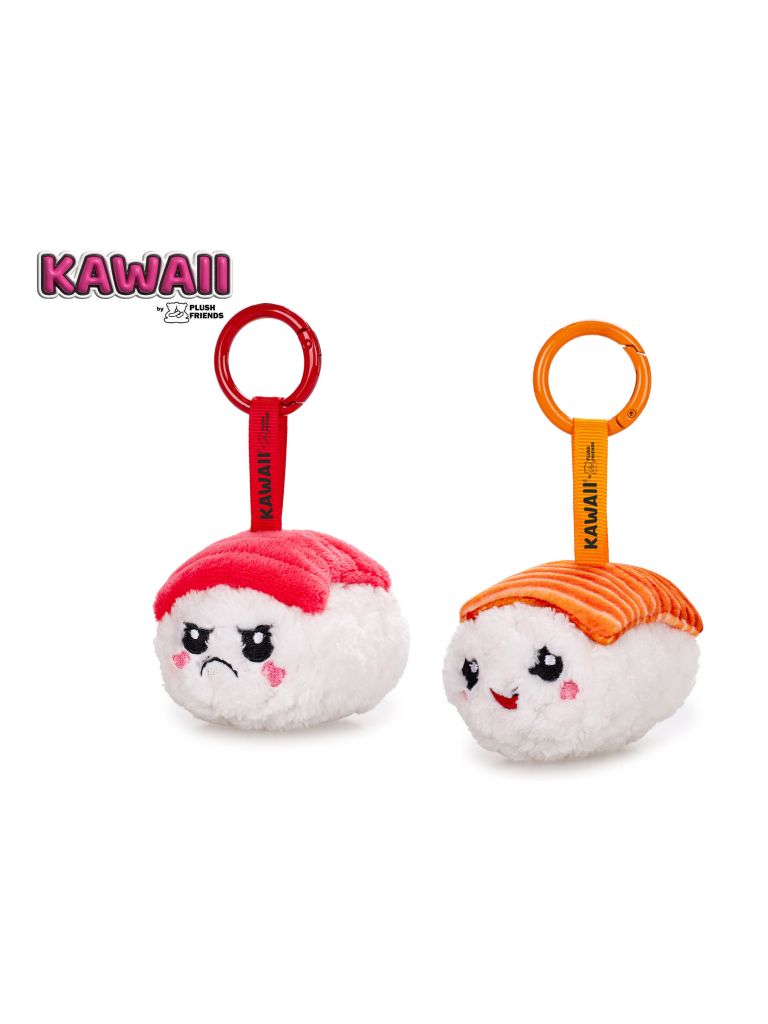 Plush Friends Kawaii Sushi Nigiri plyšové přívěsek na klíče 8cm 2druhy 10m+