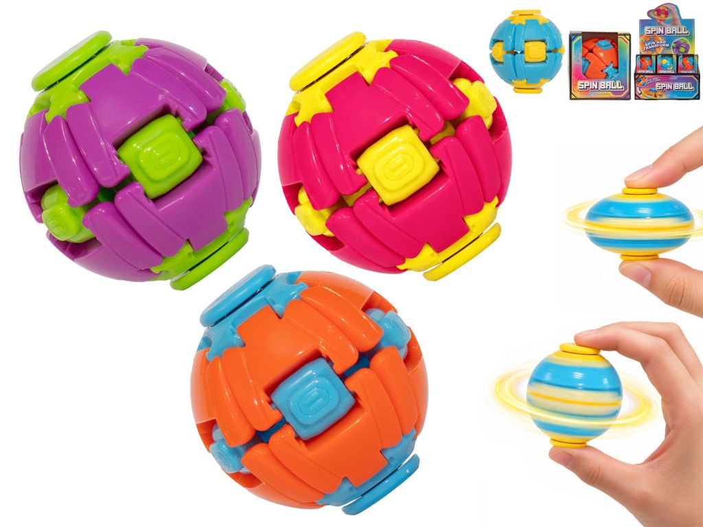 Spin Ball 6,5cm 4barvy