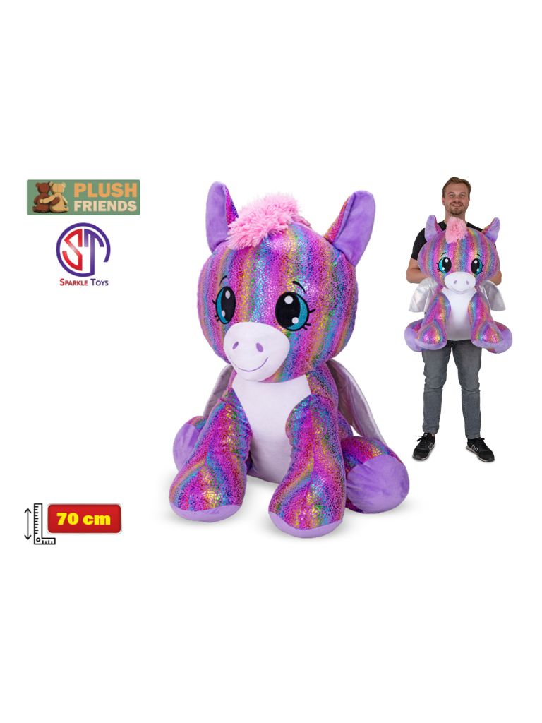 Plush Friends Star Sparkle pegas plyšový 70cm sedící 0m+
