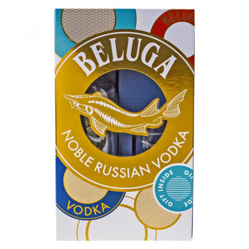 Beluga 1l 40% + sklo - 4