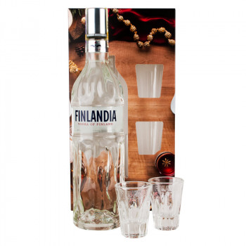 Finlandia 0,7l 40% + 2 sklenice - 2