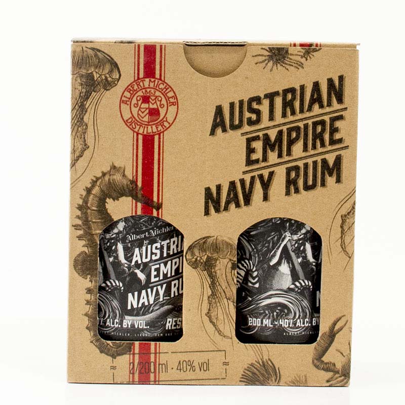 Austrian Empire Navy Reserve 1863 Rum + Solera Navy Rum 18y 40% 2 x 0,2 l (set)