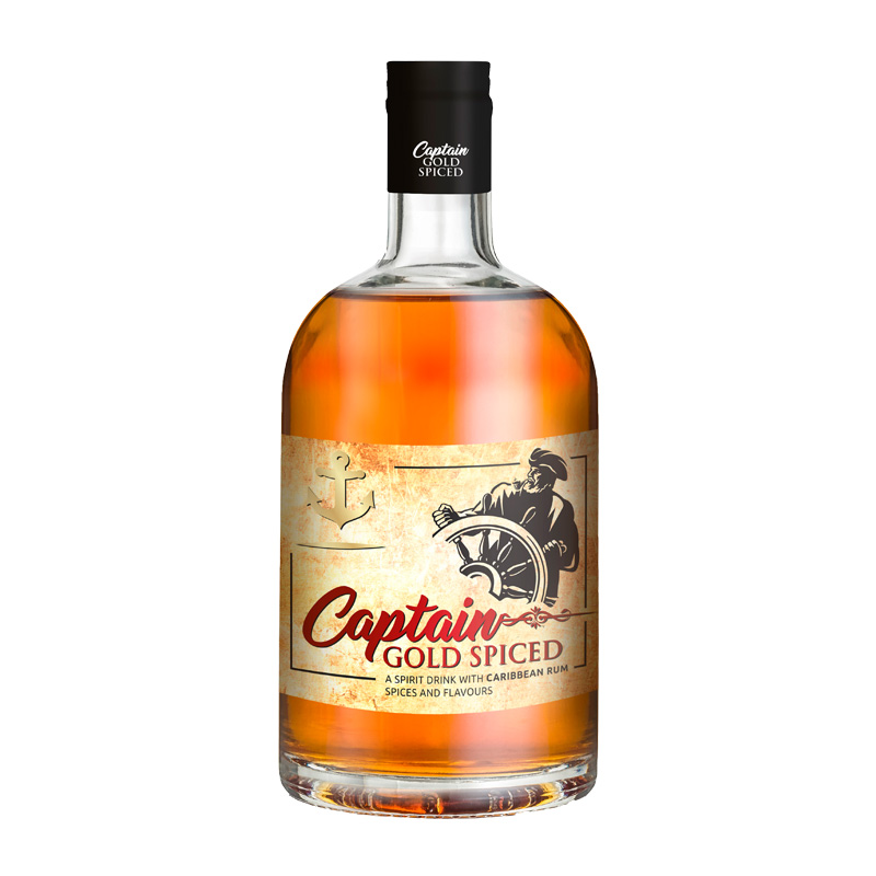 Captain Gold Spiced 35% 0,7l (holá láhev)