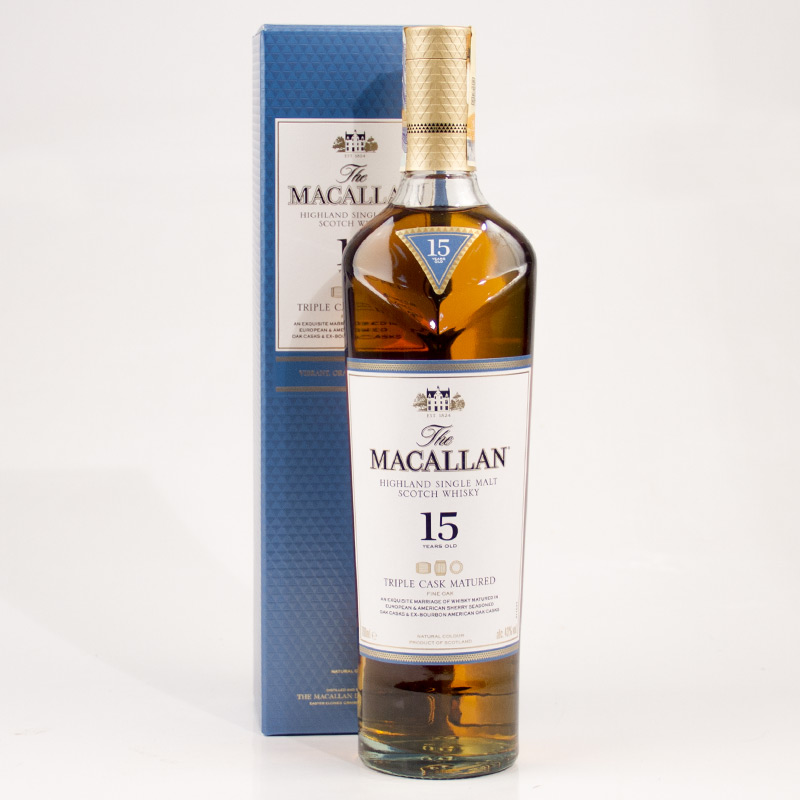 Macallan Triple Cask 15y 43% 0,7 l (karton)