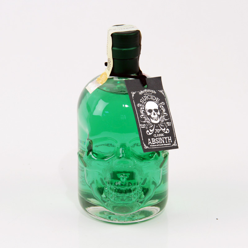 Hill’s Suicide Absinth zelený 70% 0,5 l (holá láhev)