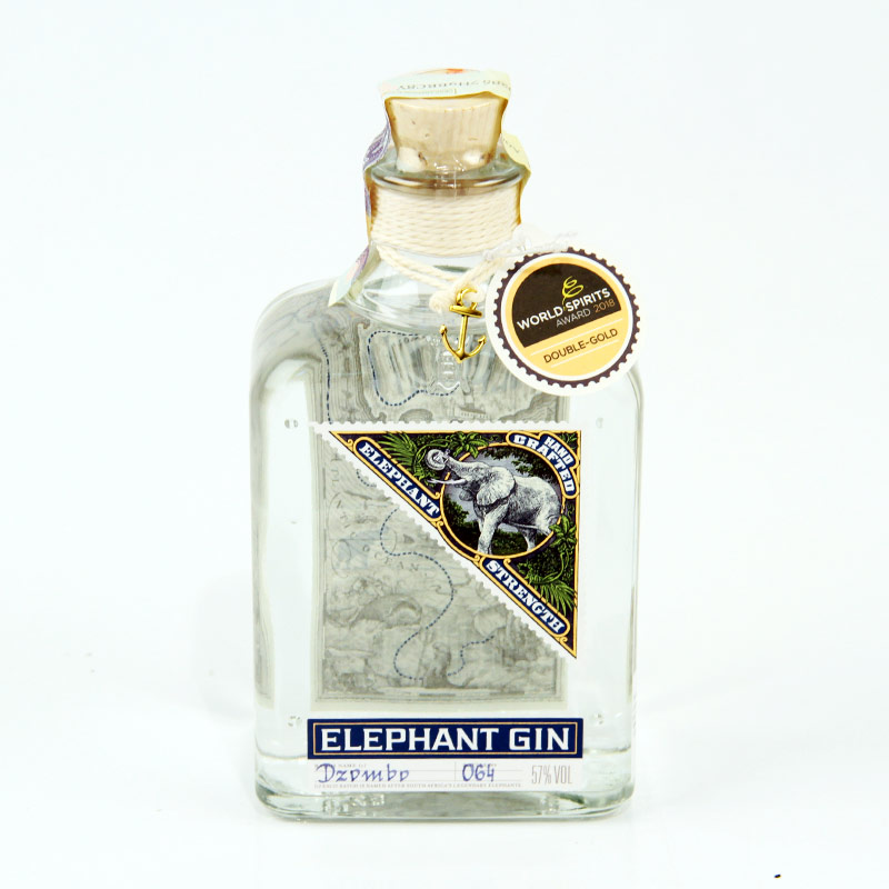 Elephant Strength Gin 57% 0,5 l (holá láhev)