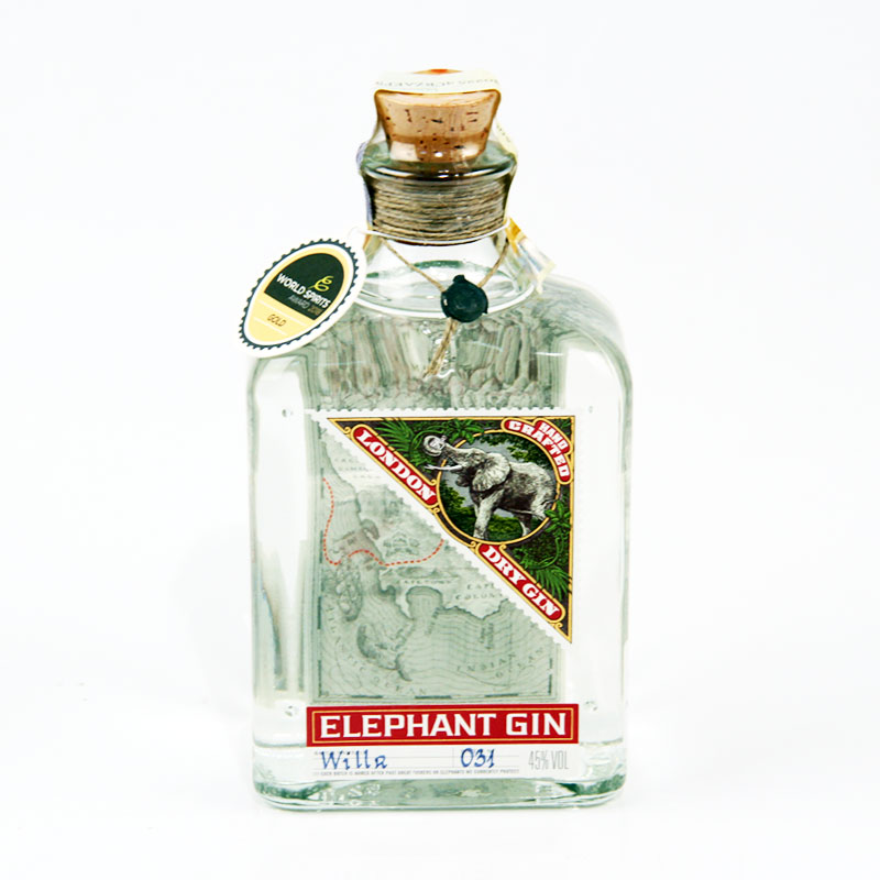 Elephant London Dry Gin 45% 0,5 l (holá láhev)