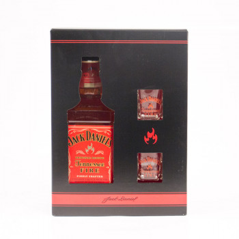 Jack Daniel's Fire 0,7L 35% + 2 sklenice