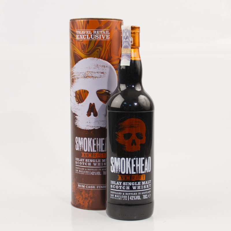 Smokehead Riot Rum Cask Finish 43% 0,7L (tuba)