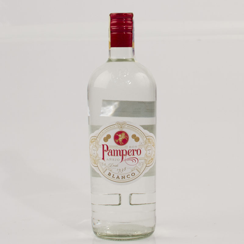 Pampero Blanco 37,5% 1 l (holá láhev)