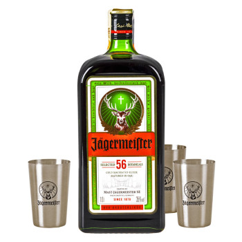 Sada 1x Jägermeister dárkové balení + 3 skleničky - 2