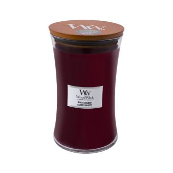 WoodWick Black Cherry glass large