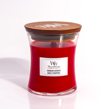 WoodWick Crimson Berries glass medium - 1