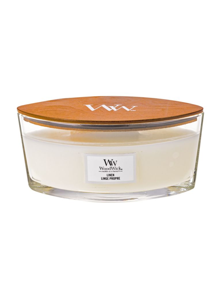 WoodWick Linen boat