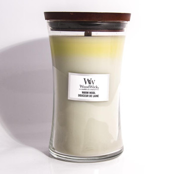 WoodWick Warm Wool glass large - 1