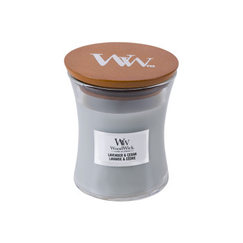 WoodWick Lavender & Cedar glass mini