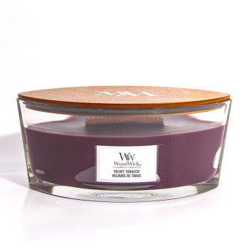 WoodWick Velvet Tobacco boat - 1