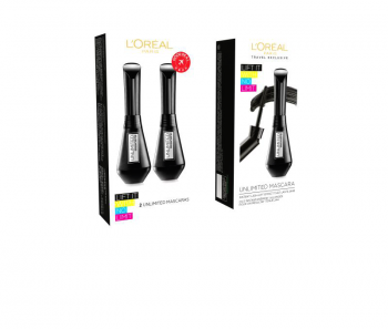 L'Oréal Unlimited : 2x Mascara N° 01 Black 8ml - 1
