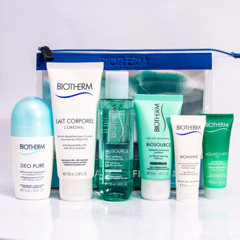 Biotherm Aquasource Set Gesichtswasser 100 ml + Reinigungsschaum 50 ml + Gel 15 ml + Deo 50 ml + Han - 1