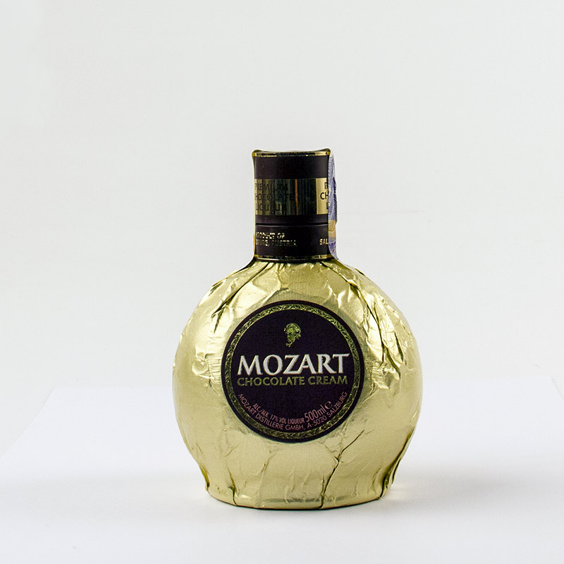 Mozart Chocolate Cream 17% 0,5l (čistá fľaša)
