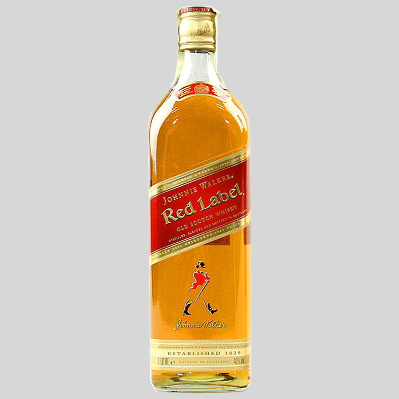 Johnnie Walker Red 5y 1 l (holá láhev)