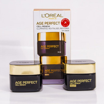 L'Oréal Age Perfect Renew :Day Cream + Night Cream - 1