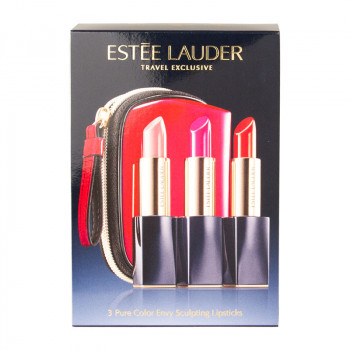 Estée Lauder LS Pure Color Envy Sculpting Lipsticks Set:Dynamic + Tumultuous Pink +Impassioned - 2