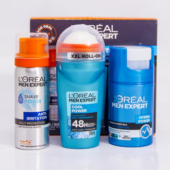 L'Oréal Hydra Power Deep Hydration Set:Hydra Power Milk 50 ml  + Mini Mousse Rasage 50 ml + Deodoran - 1