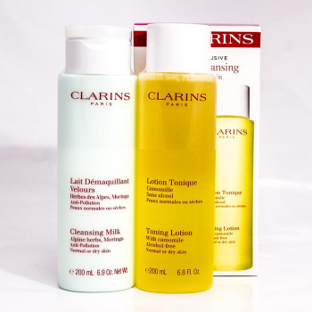 Clarins SET clarifying milk+water - 1