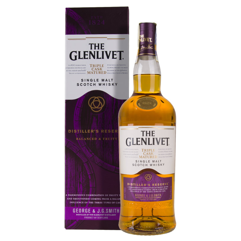 Glenlivet Triple Cask Distillers Reserve 1l 40% dárkové balení