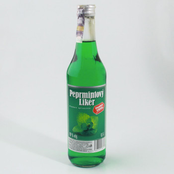Peppermint likör 0,5l 18% Brabec