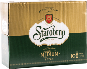 Starobrno Medium 10 x 0,5l multipack - 1