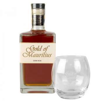 Gold of Mauritius Rum 0,7L 40% + Glass GB - 2