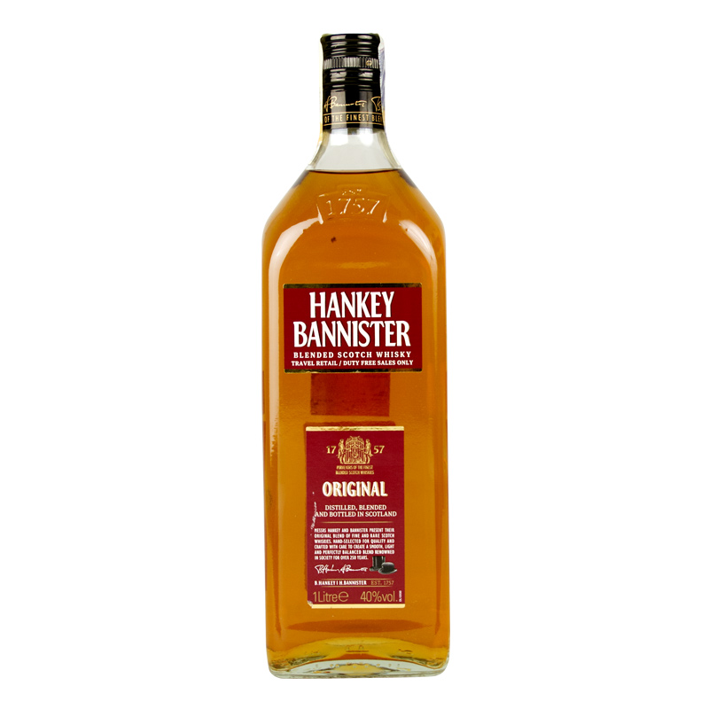 Hankey Bannister Original 40% 1 l (holá láhev)