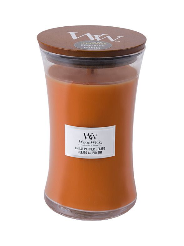 WoodWick Chilli Pepper Gelato glass large