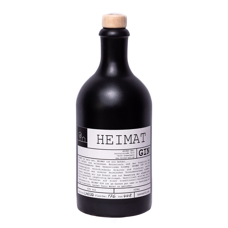 Heimat Gin 43% 0,5 l (holá láhev)