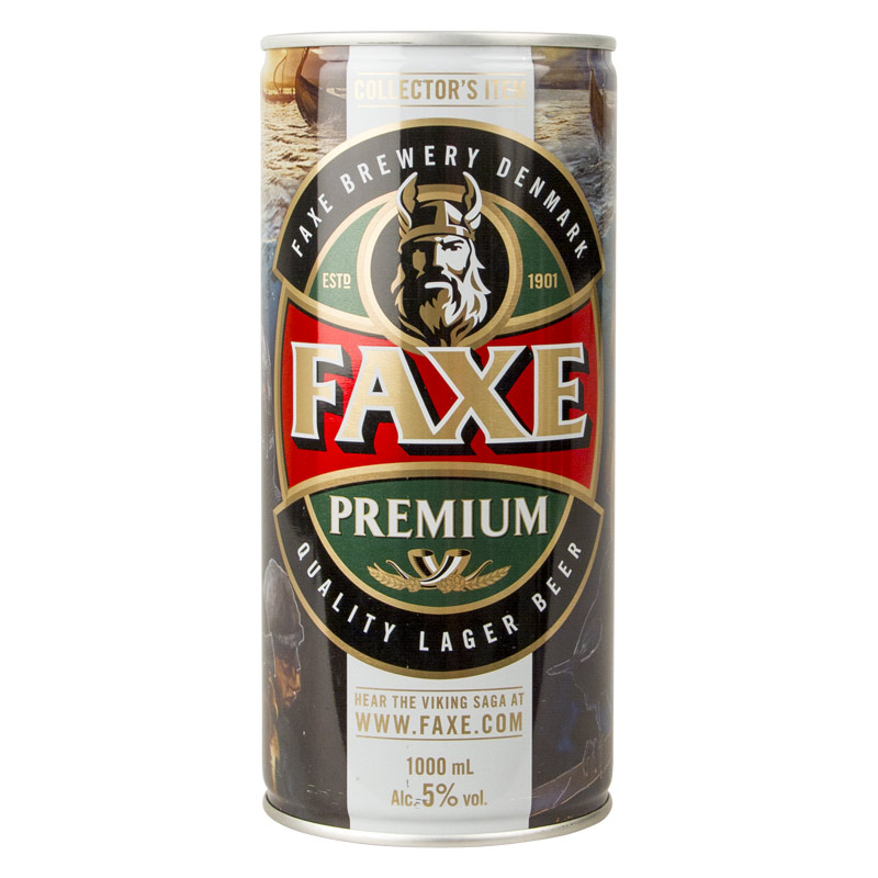Faxe Brewery Faxe Premium 5%, světlé pivo 1l
