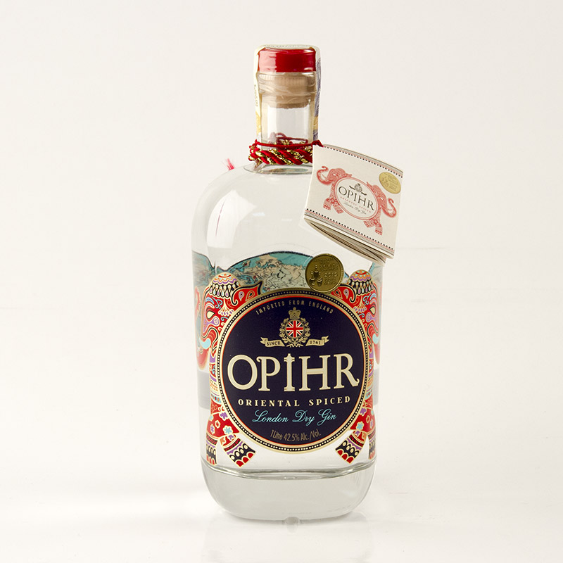 Opihr Oriental Spiced London Dry Gin 42,5% 1 l (holá láhev)