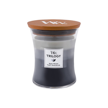 WoodWick Trilogy Warm Woods glass medium