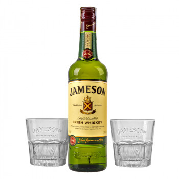 Jameson 40% 0,7 l + 2 skleničky Dárkové balení - 2