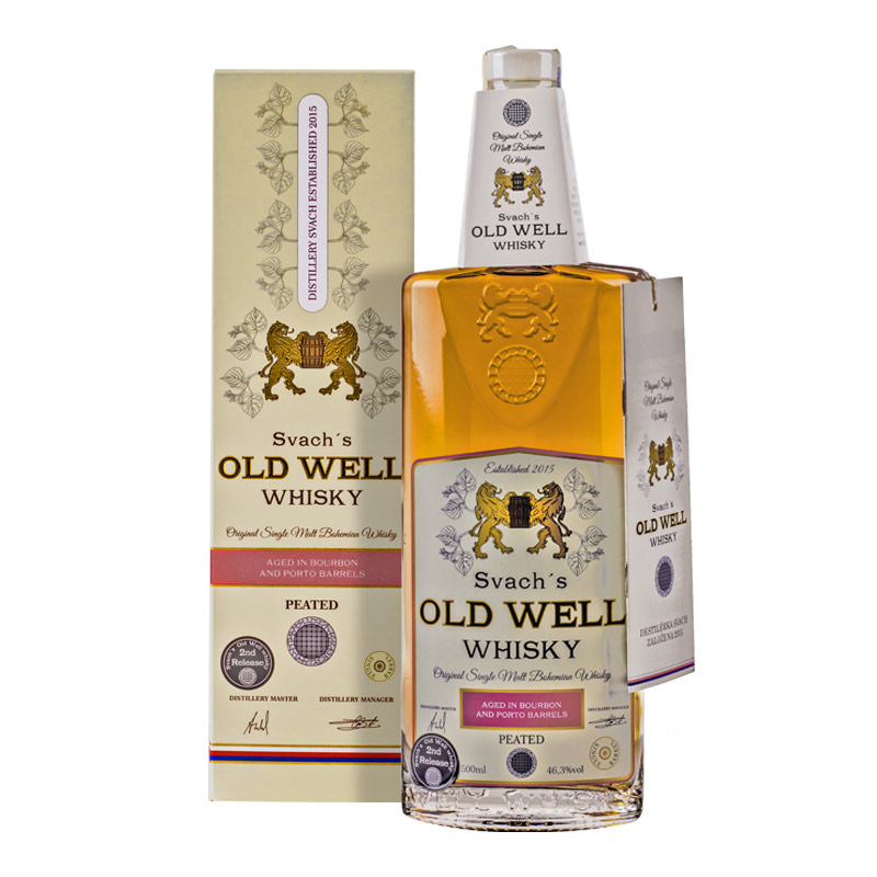 Svach's Old Well Whisky Bourbon Porto 0,5L 46,3%