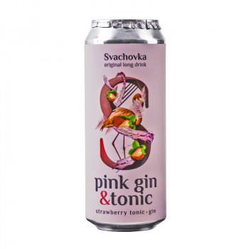 Svachovka Pink Gin + Tonic 0,5L 7,2% Dose - 1