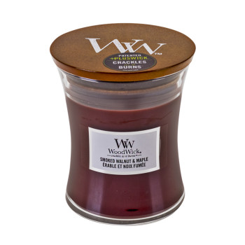 Woodwick Smoked Walnut&Maple glass medium