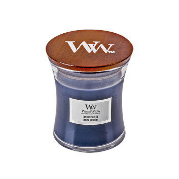 WoodWick Indigo Suede glass mini