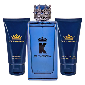 Dárková sada Dolce Gabbana K EdP 100 ml + Balzám po holení 50 ml + Sprchový gel 50 ml - 3