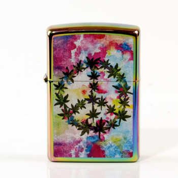 ZIPPO Rainbow color "Leaf and Peace" 60004189 - 1